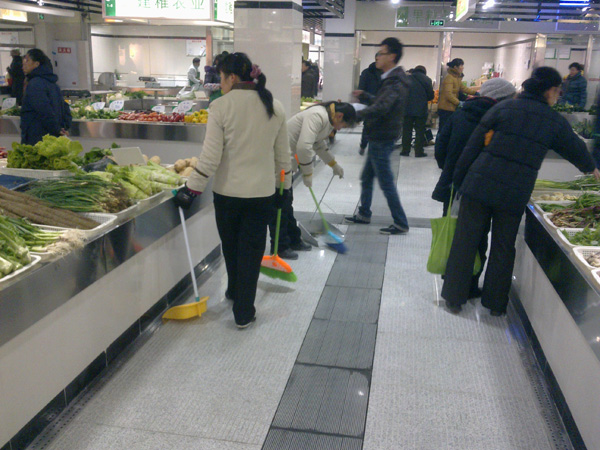 市場(chǎng)保潔